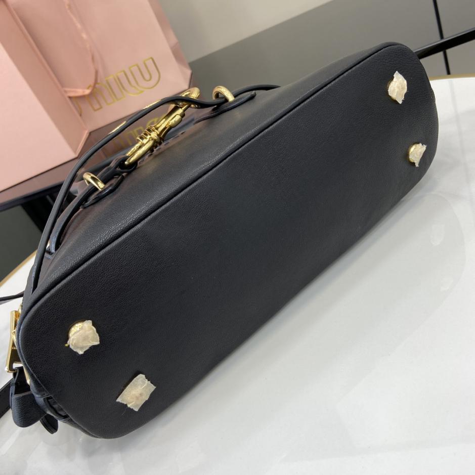 Con set completo di confezioni originali da banco” MIU MIU nuova popolare borsa da bowling
