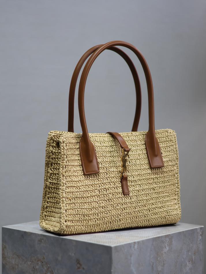 SAINT LAURENT borsa in tessuto portatile