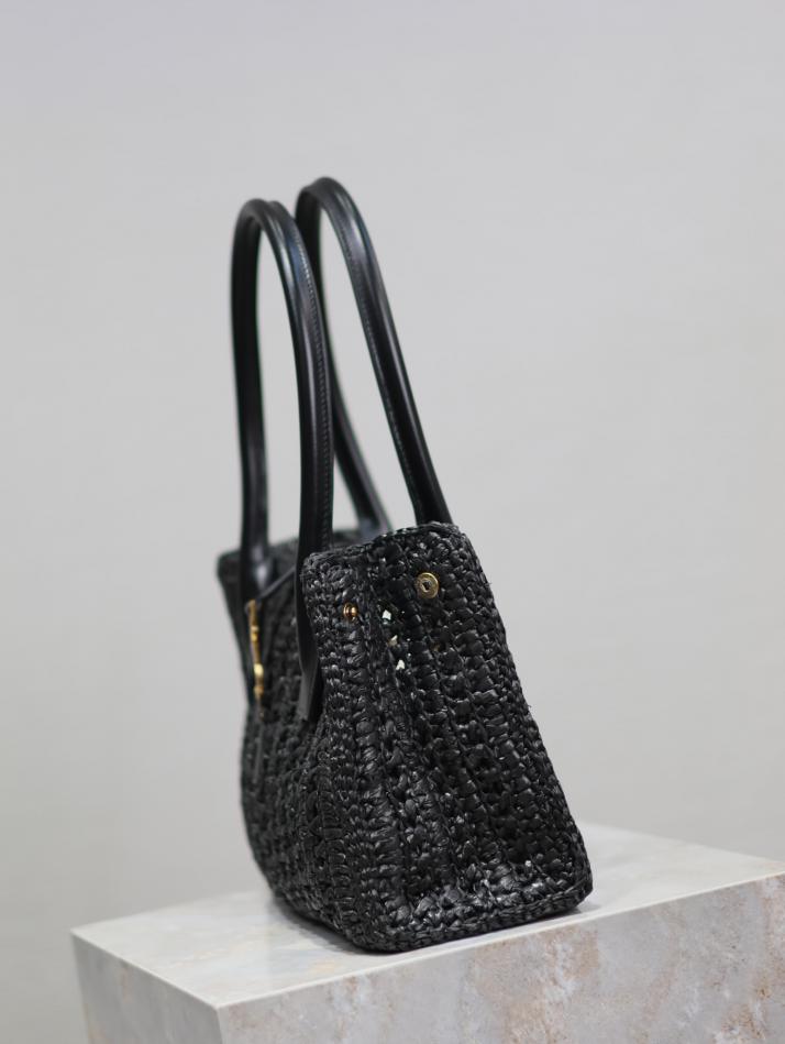 SAINT LAURENT borsa intrecciata portatile