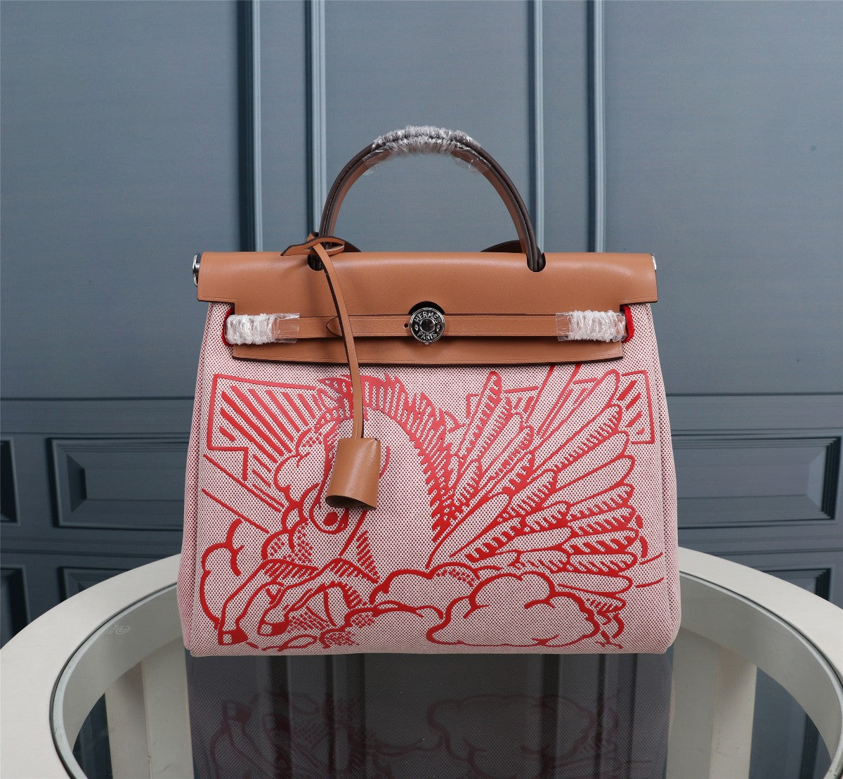 Hermès Ermete, Herbag Zip Pegase pop PM 39 rosso pimento