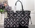 Louis Vuitton Neverfull MM in Tela Damier Azur - Rosa Ballerina
